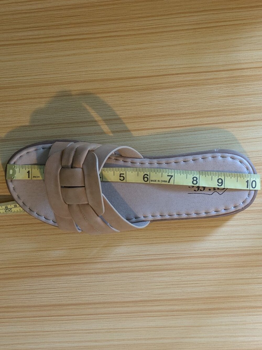 Cliffs by White Mountain Squarely Tan Sandals - Picture 4 of 5